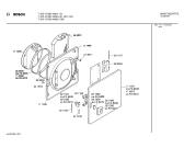 Схема №3 0728144075 T465A с изображением Крышка кнопки для электросушки Bosch 00051613
