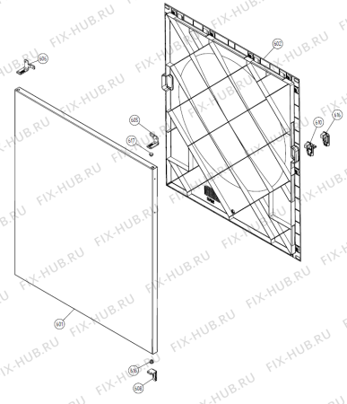 Взрыв-схема стиральной машины Gorenje FTD 816   -White (900003450, WM60.3) - Схема узла 06