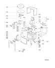 Схема №1 AMW 465/1 WH с изображением Дверца для микроволновки Whirlpool 481244269605