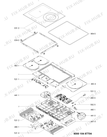 Схема №1 ACM 875/BA с изображением Затычка для плиты (духовки) Whirlpool 481010478084