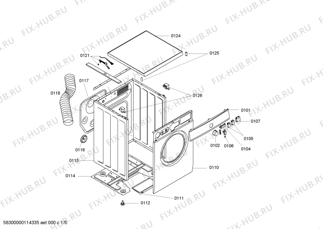 Схема №4 3SE946CE с изображением Крышка кнопки для электросушки Bosch 00427765