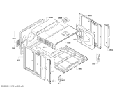 Схема №2 HB73RS551E с изображением Панель управления для плиты (духовки) Siemens 00673443