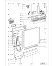 Схема №2 GSF 4052 WS с изображением Панель для посудомоечной машины Whirlpool 481245379744