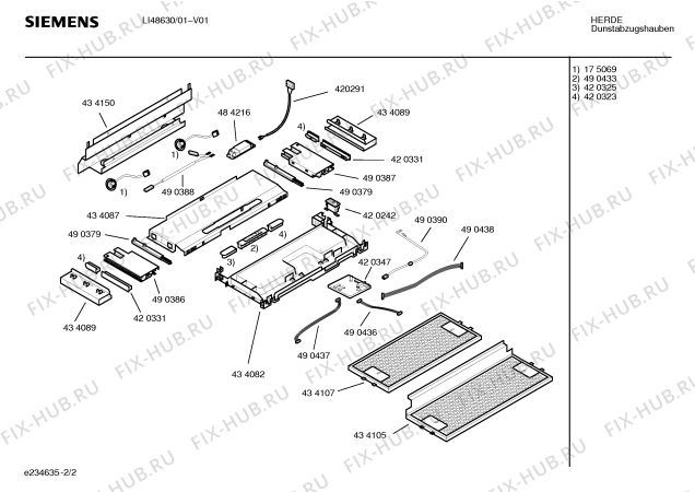 Схема №1 LI48631 с изображением Инструкция по установке/монтажу для вентиляции Siemens 00586239