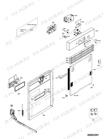 Схема №4 ADG 637 WH с изображением Обшивка для посудомоечной машины Whirlpool 481290500200