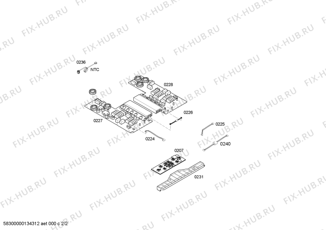 Взрыв-схема плиты (духовки) Siemens EH645RE11E SE.4I.60.SQ.X.X.Bas - Схема узла 02