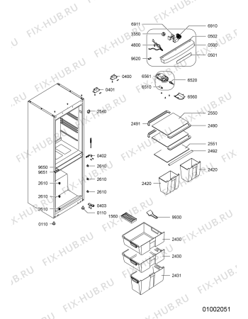 Схема №3 ARC5080 (F090339) с изображением Крышечка для стиралки Indesit C00322935