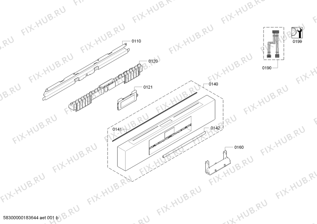 Взрыв-схема посудомоечной машины Bosch SMU88TS26E Active Water Eco² - Схема узла 02