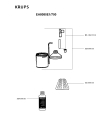 Схема №2 EA8080PE/700 с изображением Корпусная деталь для кофеварки (кофемашины) Krups MS-5883932