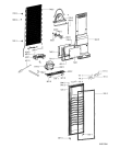 Схема №1 CFB 32/I с изображением Втулка двери для холодильной камеры Whirlpool 481246228344