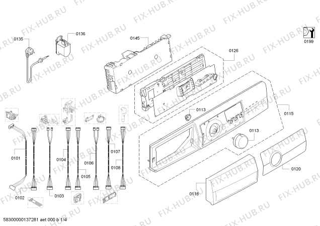 Схема №3 CWF10S10IL Constructa Professional Made in Germany с изображением Дисплей для стиральной машины Bosch 00615378