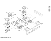 Схема №4 HEA23B120 с изображением Панель управления для плиты (духовки) Bosch 00669088