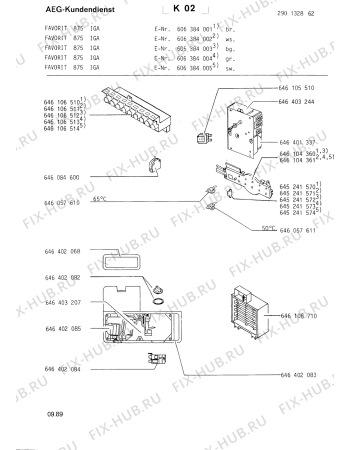 Схема №2 FAV875 IGA с изображением Мини-ручка для посудомойки Aeg 8996452415723