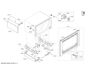 Схема №1 MET27ES с изображением Цоколь для духового шкафа Bosch 00672355