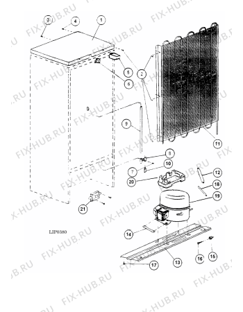 Схема №3 SFR167NF (F050043) с изображением Обшивка для холодильника Indesit C00256984