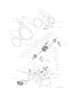 Схема №1 AZB 6370 с изображением Модуль (плата) для стиральной машины Whirlpool 481010628456