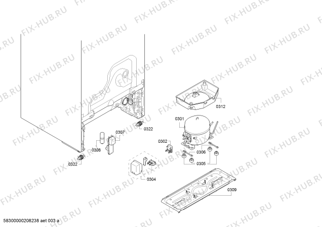 Схема №2 GSN36EW3V Bosch с изображением Панель для холодильника Bosch 11025683