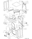 Схема №1 AWZ 8669 с изображением Декоративная панель для электросушки Whirlpool 480112100477
