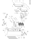 Схема №1 WBE3625 NF TS с изображением Дверца для холодильной камеры Whirlpool 481010589944