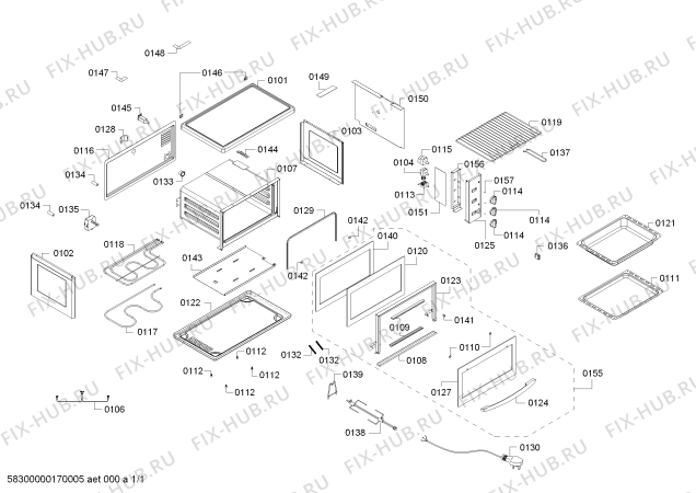 Схема №1 HKP110150F с изображением Вертел для электропечи Bosch 00628499