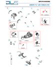 Схема №1 JETFORCE KE BG с изображением Запчасть для пылесоса ARIETE AT5166037600