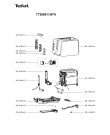 Схема №1 TT286811/87A с изображением Модуль (плата) для тостера (фритюрницы) Tefal SS-986163