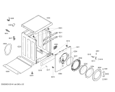 Схема №2 WXB126PSTI Silver6125 с изображением Передняя часть корпуса для стиральной машины Bosch 00478206