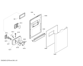 Схема №3 SRS46T48EU с изображением Внешняя дверь для посудомоечной машины Bosch 00478682