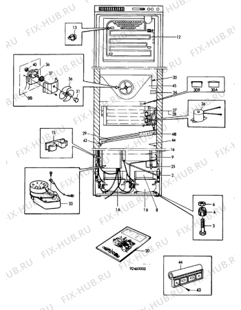 Взрыв-схема холодильника Elektro Helios FK359 - Схема узла C10 Cold, users manual