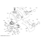 Схема №1 MMB19ZA Ralf Zacherl с изображением Панель для электроблендера Bosch 00640633