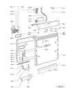 Схема №1 ADL 441 IX -n.prod. с изображением Обшивка для посудомойки Whirlpool 481245373596