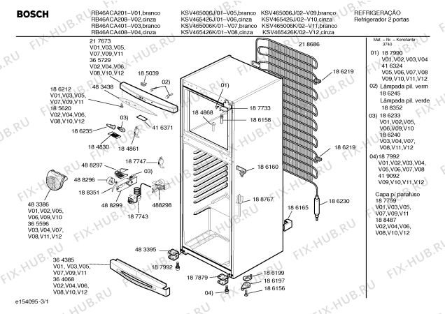 Схема №2 KSV465006J RB46 с изображением Дверь для холодильника Bosch 00365719