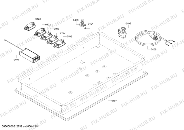 Схема №2 SGSXP365TS Thermador с изображением Труба для плиты (духовки) Bosch 11022426