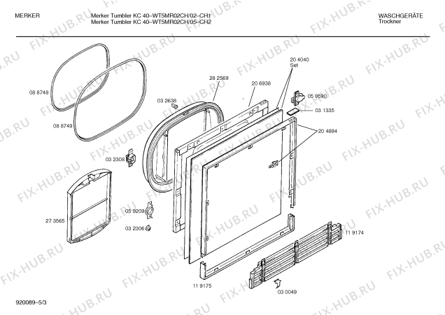 Схема №6 CT28010 CT2801 с изображением Крышка кнопки для сушилки Bosch 00030034