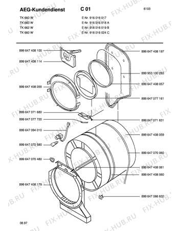 Взрыв-схема стиральной машины Blomberg TK 662-W 440048 - Схема узла Section2