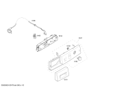 Схема №2 WTE86302 с изображением Панель управления для электросушки Bosch 00662360