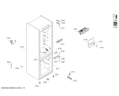 Схема №1 KGN36VL306 Bosch с изображением Дверь морозильной камеры для холодильной камеры Bosch 00773777