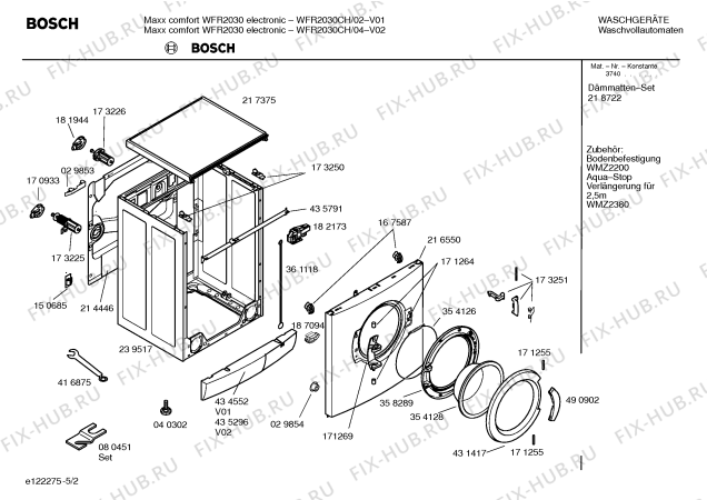 Схема №3 WFR2030CH Maxx Comfort WFR2030 electronic с изображением Панель управления для стиралки Bosch 00365314