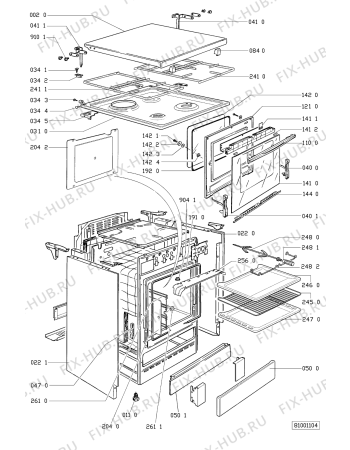 Схема №2 C 358 с изображением Панель для электропечи Whirlpool 481945359167