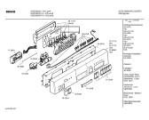 Схема №4 SGS5902EP с изображением Передняя панель для электропосудомоечной машины Bosch 00358062