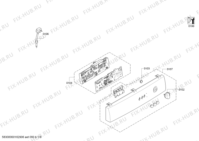 Схема №2 WTC84101AU Classixx с изображением Модуль управления для сушилки Bosch 00740088