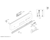 Схема №3 SN55D502EU с изображением Панель управления для посудомойки Siemens 00742146