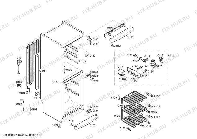 Схема №2 KGV28325GB с изображением Поднос для холодильника Bosch 00433534