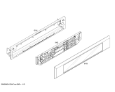 Схема №6 MEW301ES с изображением Вставка для ручки для печи Bosch 00608292