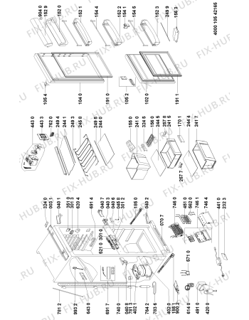 Схема №2 KRCB 6026 с изображением Сенсорная панель для холодильной камеры Whirlpool 481010515011