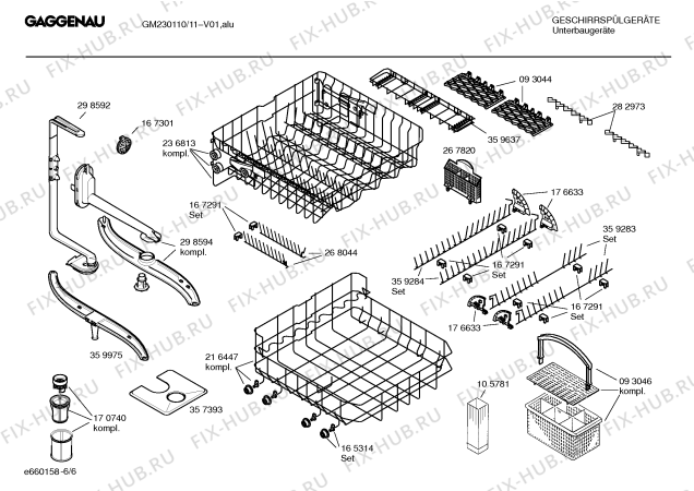 Схема №2 GM240110 с изображением Инструкция по эксплуатации Gaggenau для посудомойки Bosch 00529942