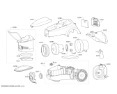 Схема №1 AS3010 ACTIVA с изображением Всасывающий шланг для пылесоса Bosch 11011569