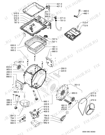 Схема №1 BILA 060/W с изображением Микромодуль для стиралки Whirlpool 480111104737