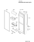 Схема №4 WSE5531 A+XL с изображением Часть корпуса для холодильника Whirlpool 480132100517