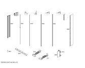 Схема №2 RF411200 с изображением Ремкомплект для холодильной камеры Bosch 00676071